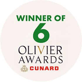 WINNER OF 6 OLIVIER AWARDS